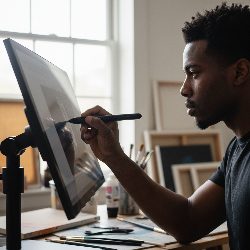 Artist Studio Digital Painting