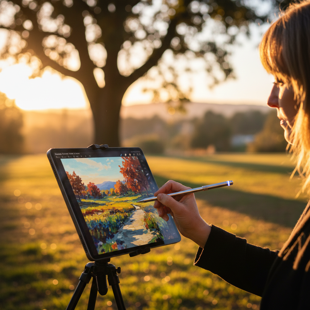 Outdoor Landscape Digital Painting Outdoor Landscape Digital Painting